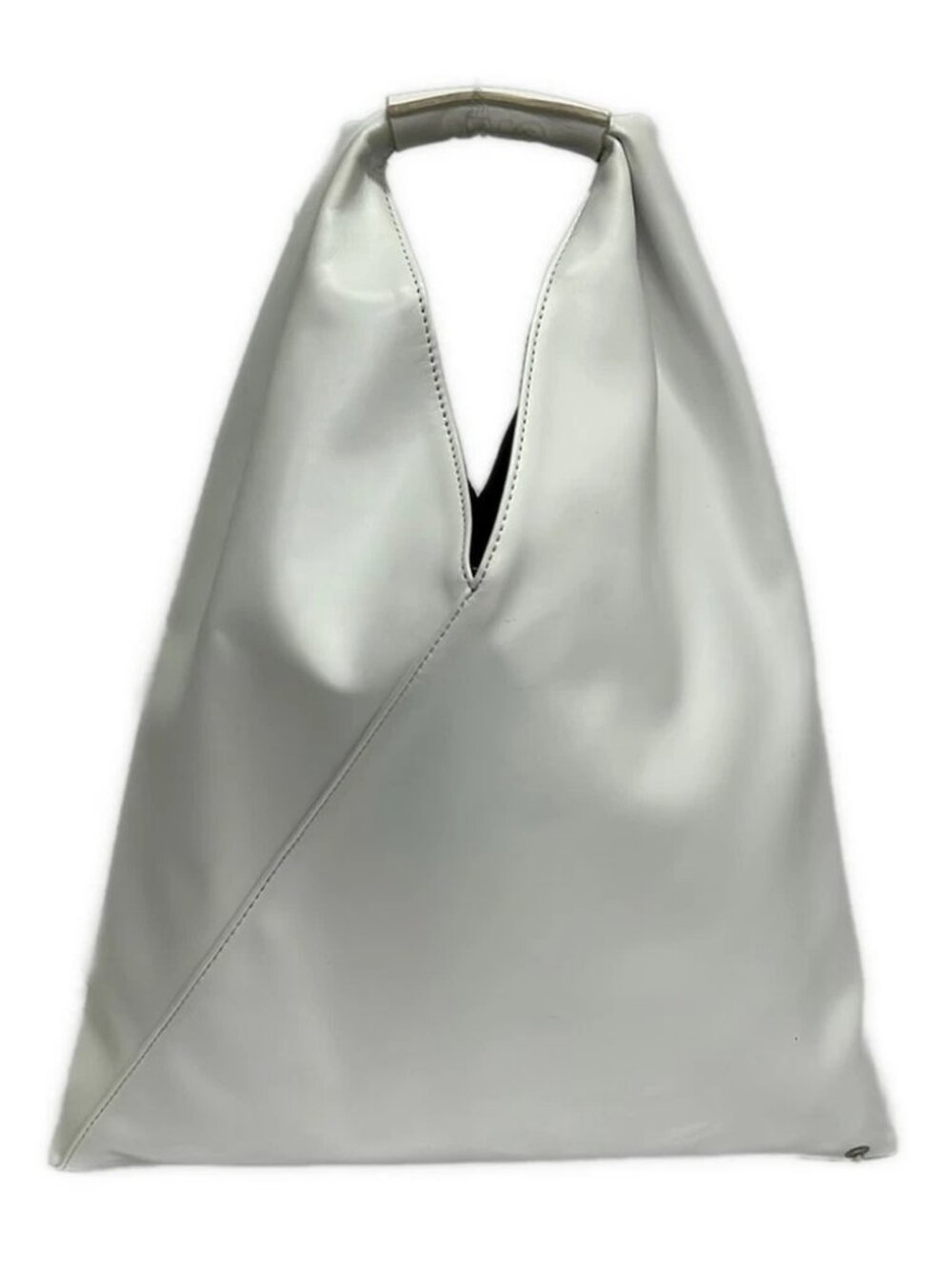 MM6 Japanese White Synthetic Leather Handbag